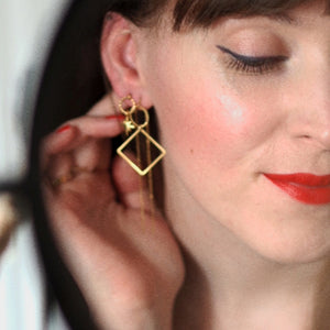 Andrea Atlas Signature Chain Earrings N°28