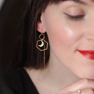 Andrea Atlas Signature Chain Earrings N°32