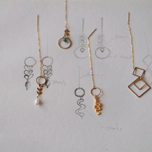 Andrea Atlas Signature Chain Earrings N°42