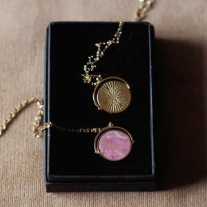 Rotating Mother of Pearl Necklace