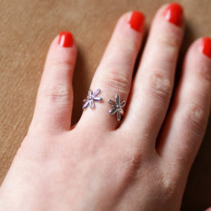 Cindy Open Floral Ring