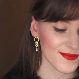 Andrea Atlas Signature Chain Earrings N°42