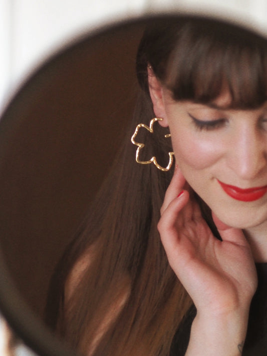 Justina Floral Earrings