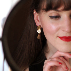 Eleanor Leaf Earrings