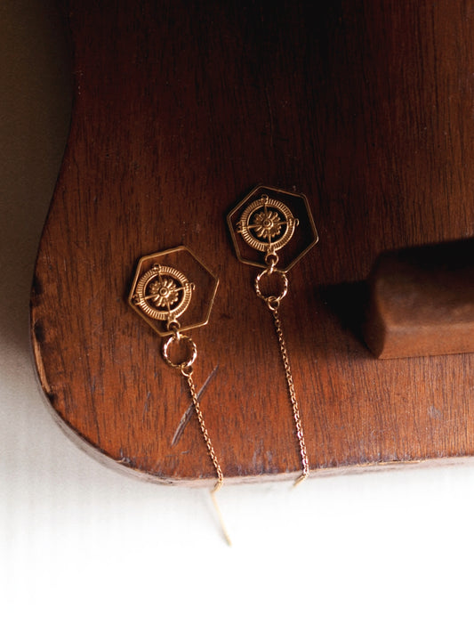 Andrea Atlas Signature Chain Earrings N°62