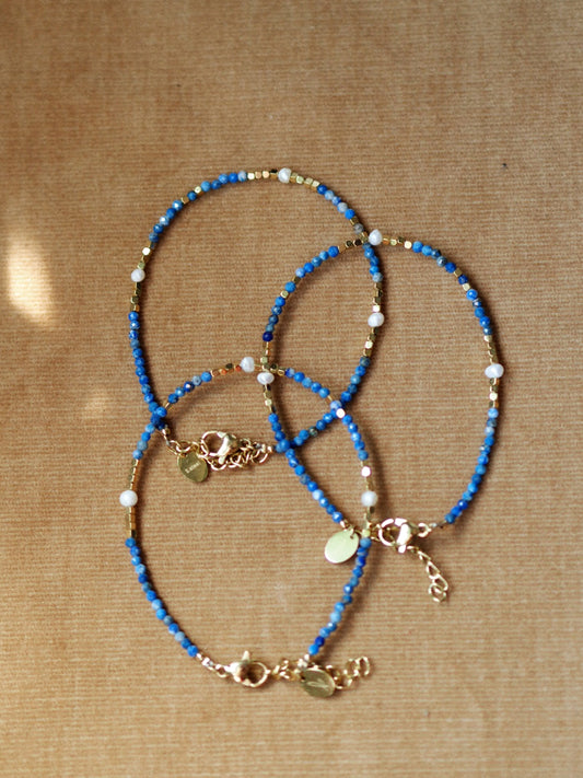 Blue Gemstone Bracelet