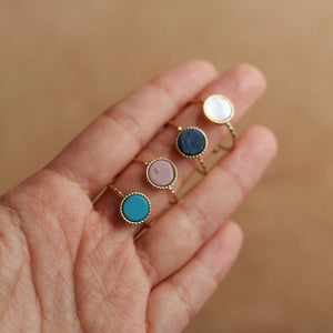 Simple Blue Gemstone Ring