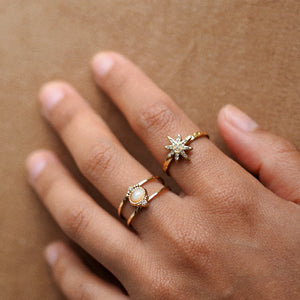 Simple Quartz Ring