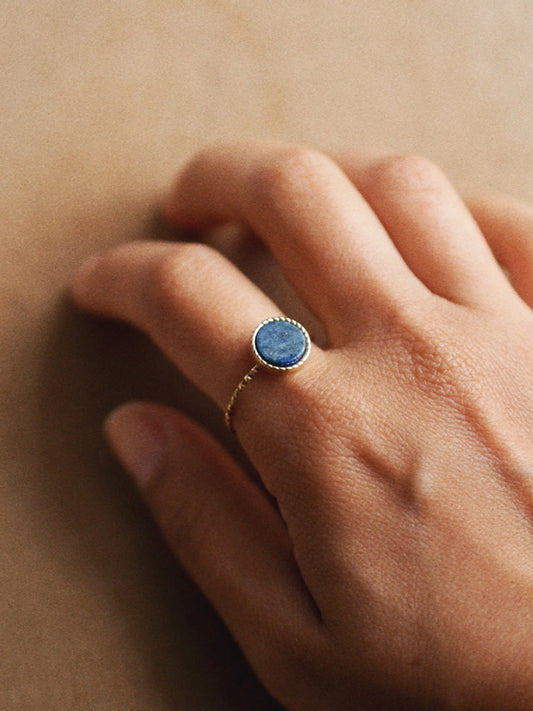 Simple Lapis Lazuli Ring