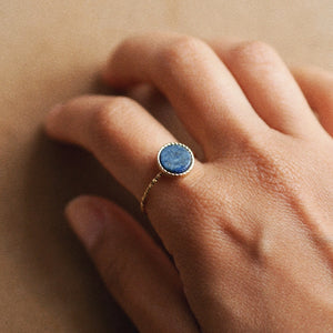 Simple Lapis Lazuli Ring