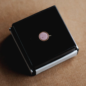 Simple Rhodonite Ring