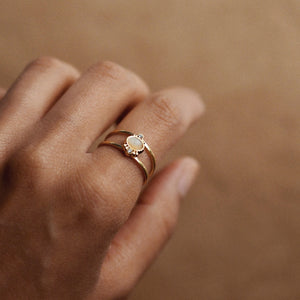 Simple Quartz Ring