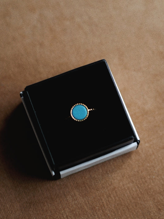 Simple Blue Gemstone Ring
