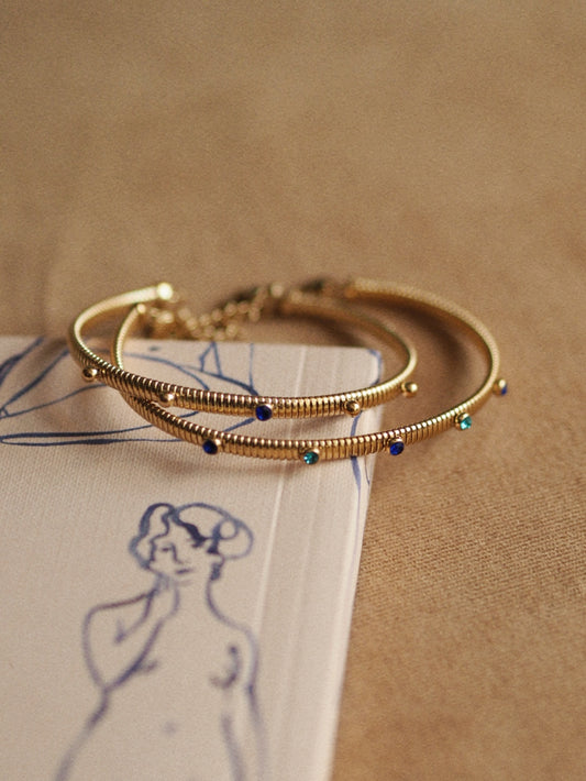 Unique Adele Bracelet / Blue & Green