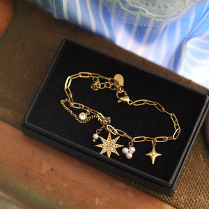 Star & Pearl Bracelet
