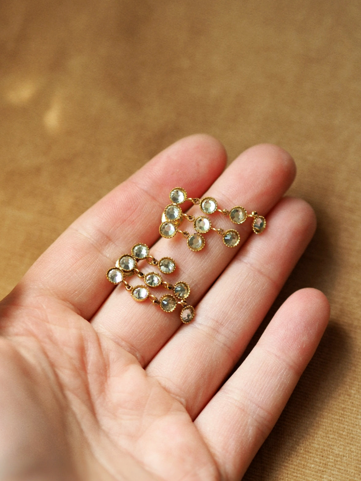 Rosalind "Rain" Earrings in white