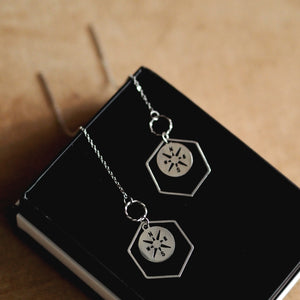 Signature Chain Earrings Compass / limited edition