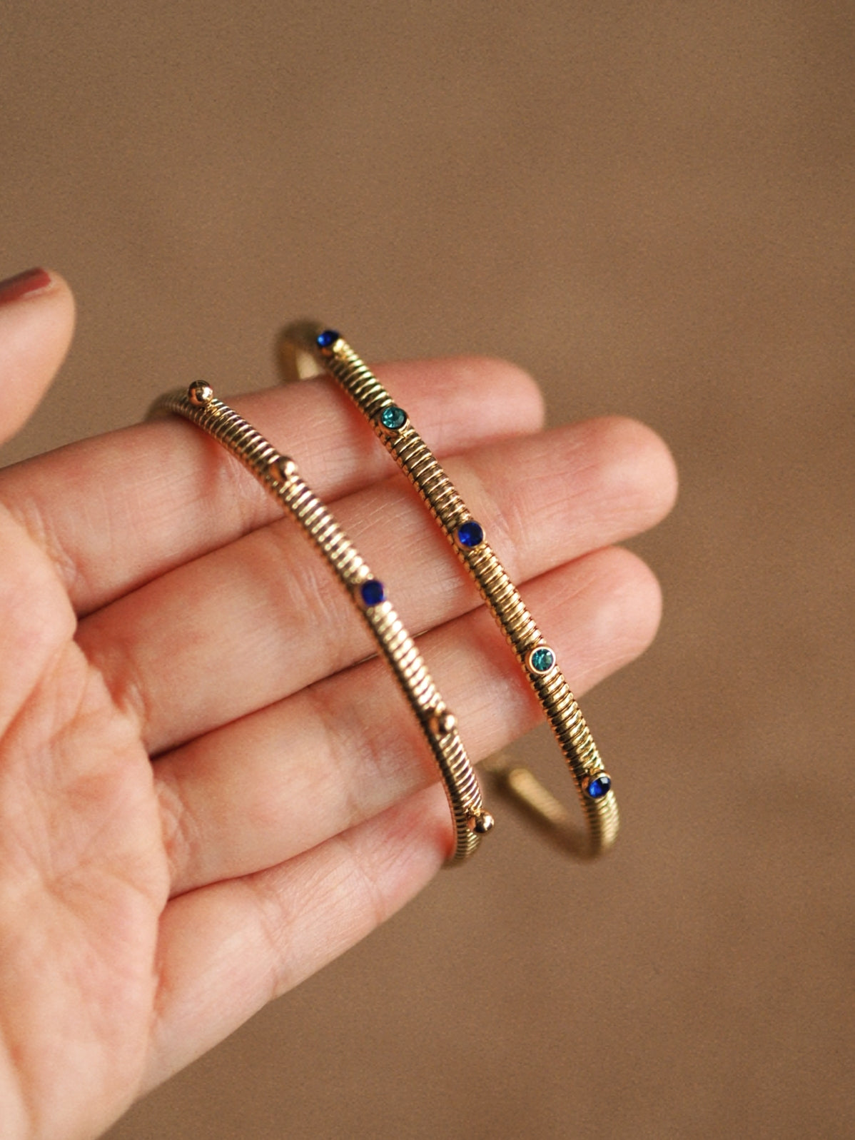 Unique Adele Bracelet / Blue & Green
