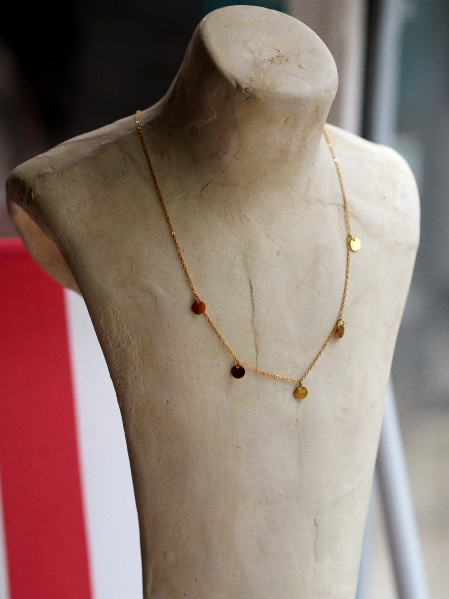 Summer Catch Coin Necklace