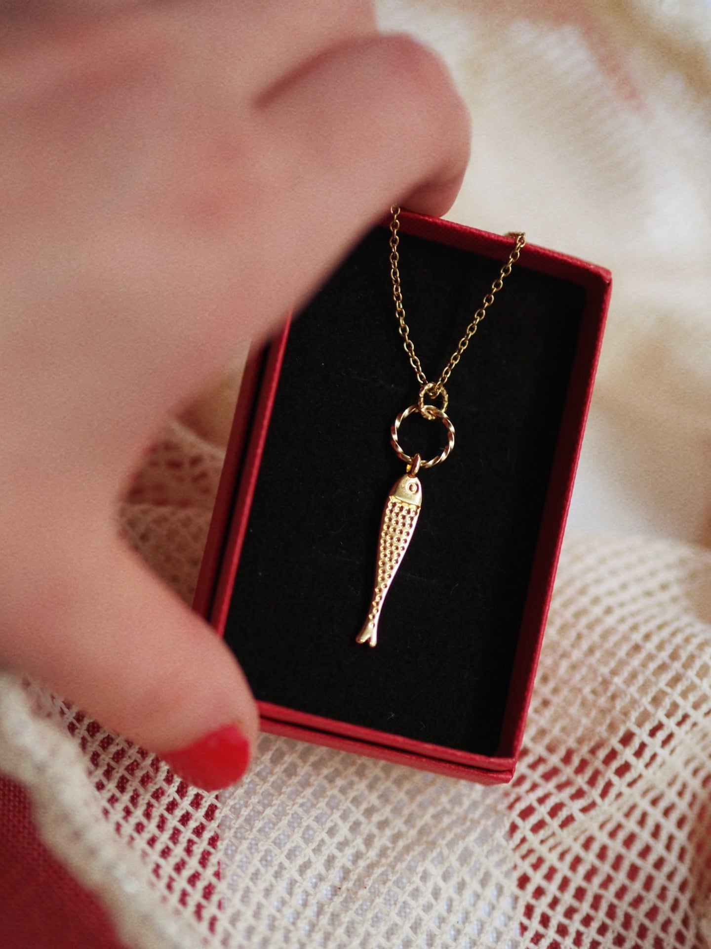Summer Catch Fish Necklace