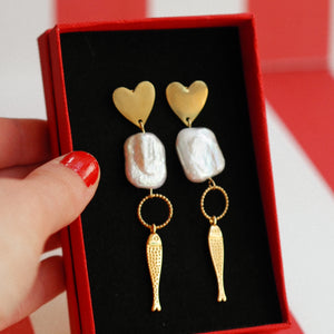 Summer Catch Statement Earrings / N°1