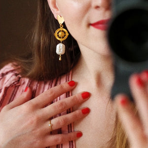 Summer Catch Statement Earrings / N°6