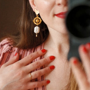 Summer Catch Statement Earrings / N°7