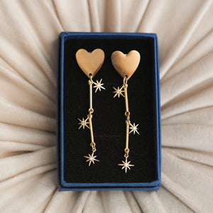 Heart Linea Earrings / Limited Collection Sparkle
