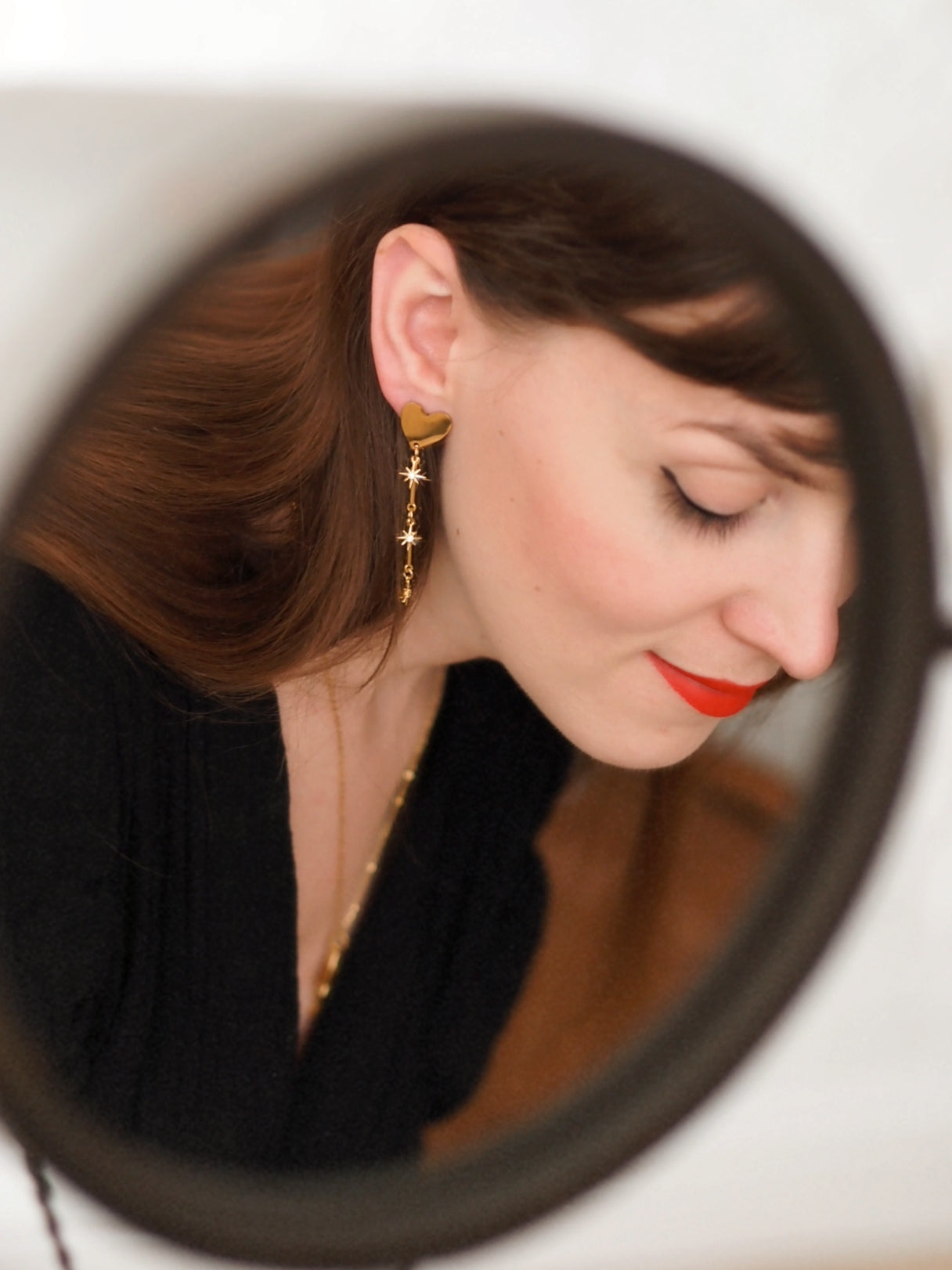 Heart Linea Earrings / Limited Collection Sparkle