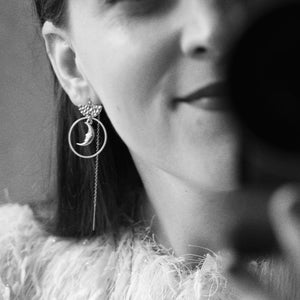 Phoebe Chain Earrings / Sparkle Limited Collection