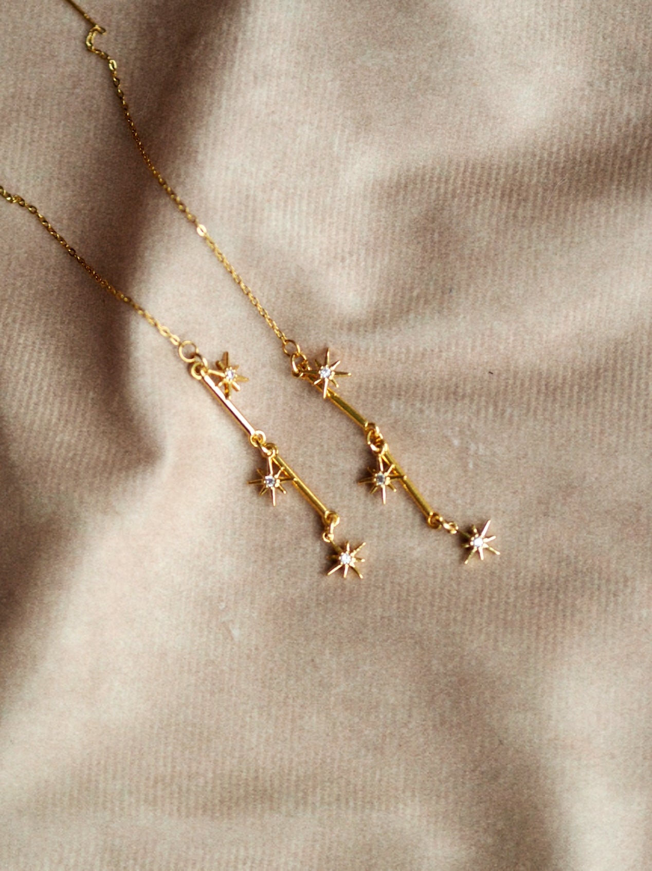 Linea Chain Earrings / Sparkle Limited Collection