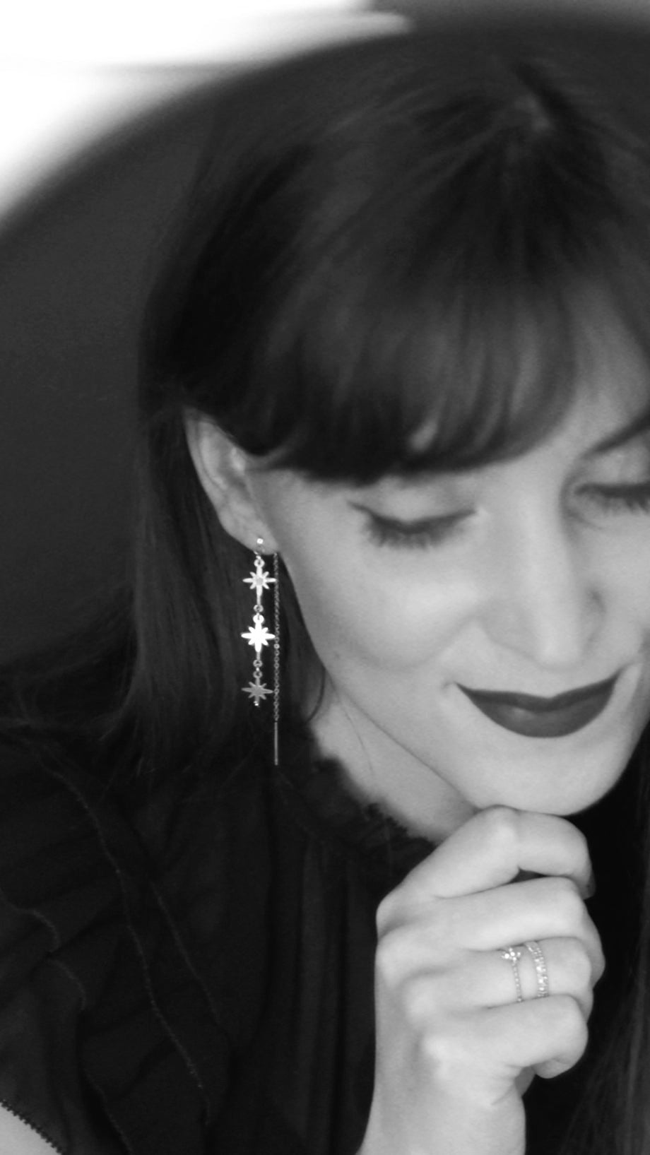 Linea Chain Earrings / Sparkle Limited Collection