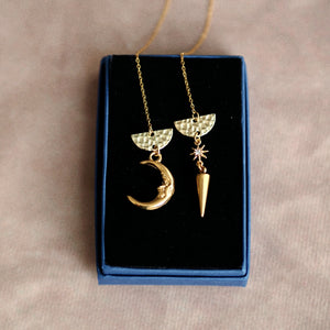 Cynthia Chain Earrings / Sparkle Limited Collection