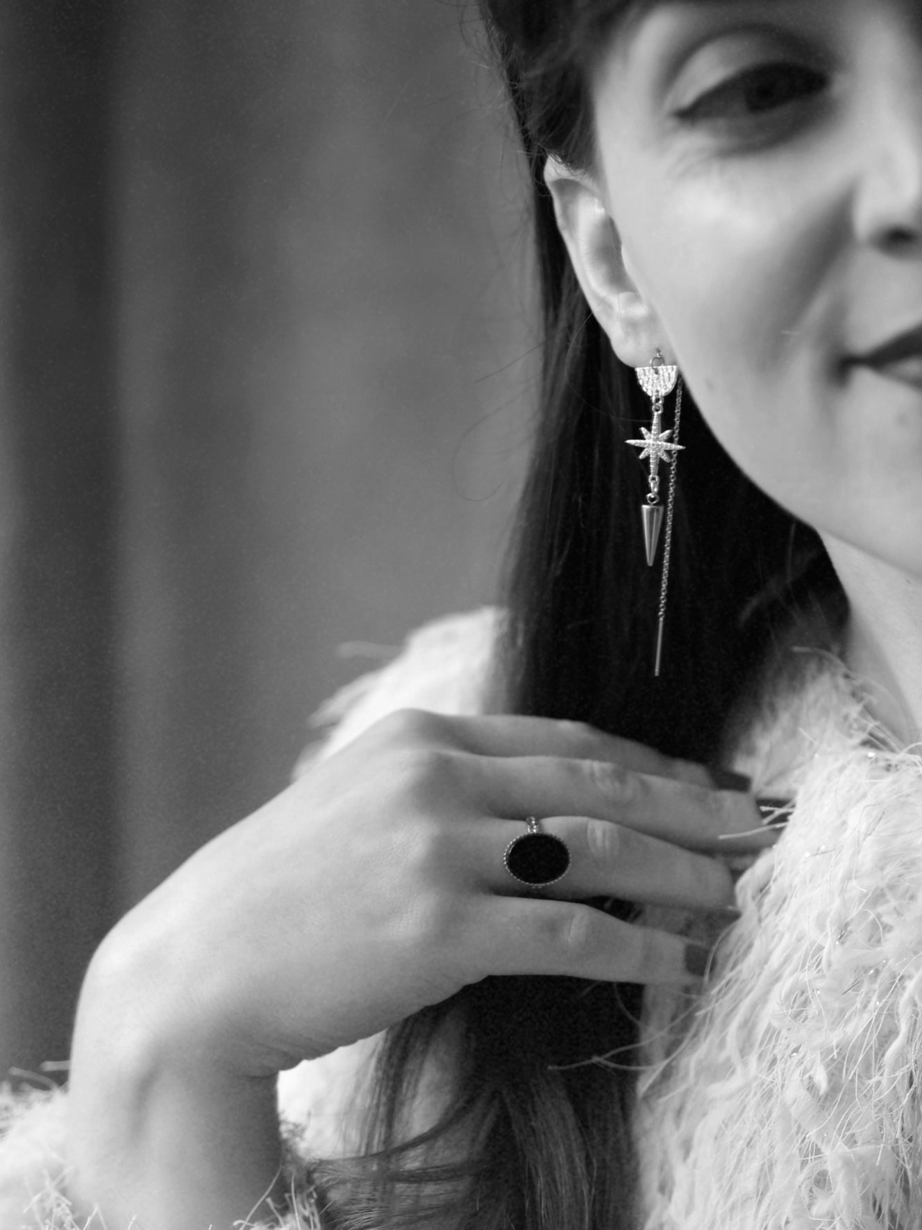 Solenne Chain Earrings / Sparkle Limited Collection