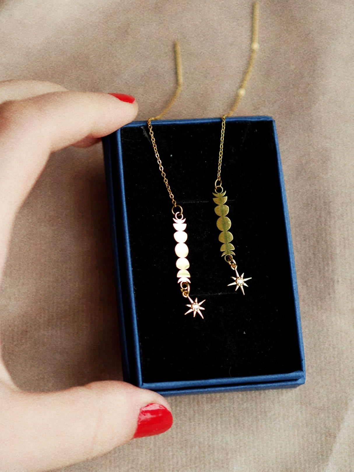 Moon Cycle Earrings / Sparkle Limited Collection
