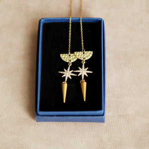 Supernova Chain Earrings / Sparkle Limited Collection