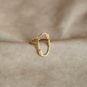 Audrey Oval Natural Ring