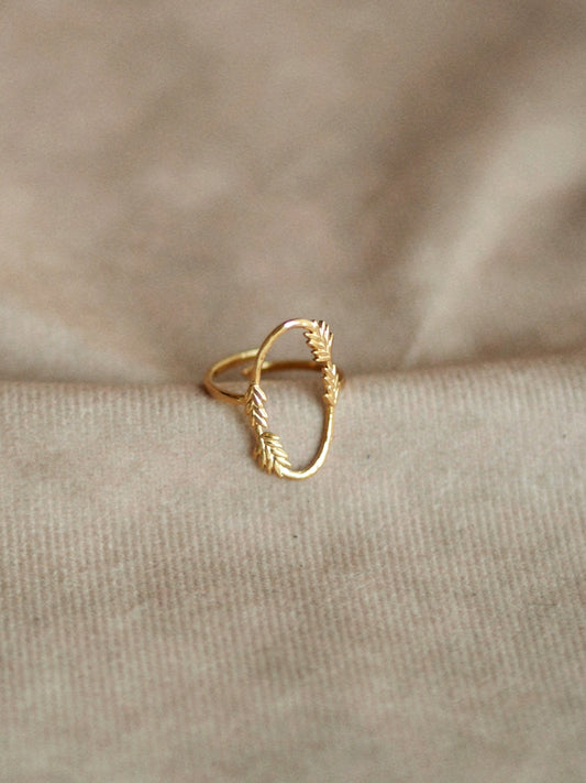 Audrey Oval Natural Ring
