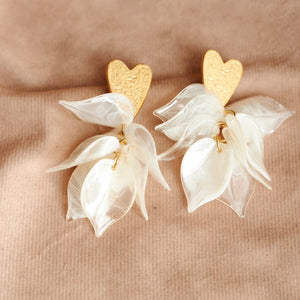 Heart & Fire Earrings