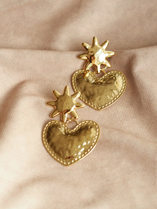 Statement Sun Earrings