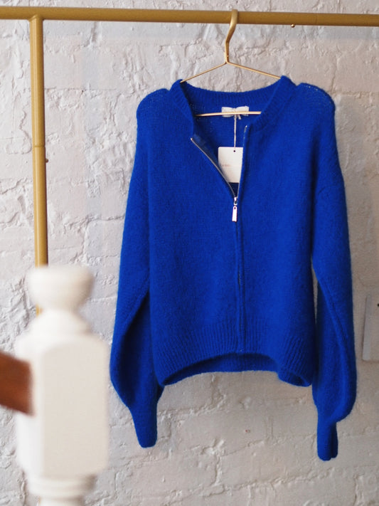 Blue Mohair Jumper