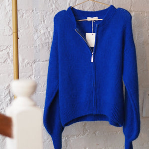 Blue Mohair Jumper