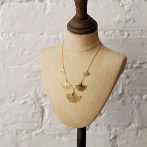 Ginkgo Leaf Necklace