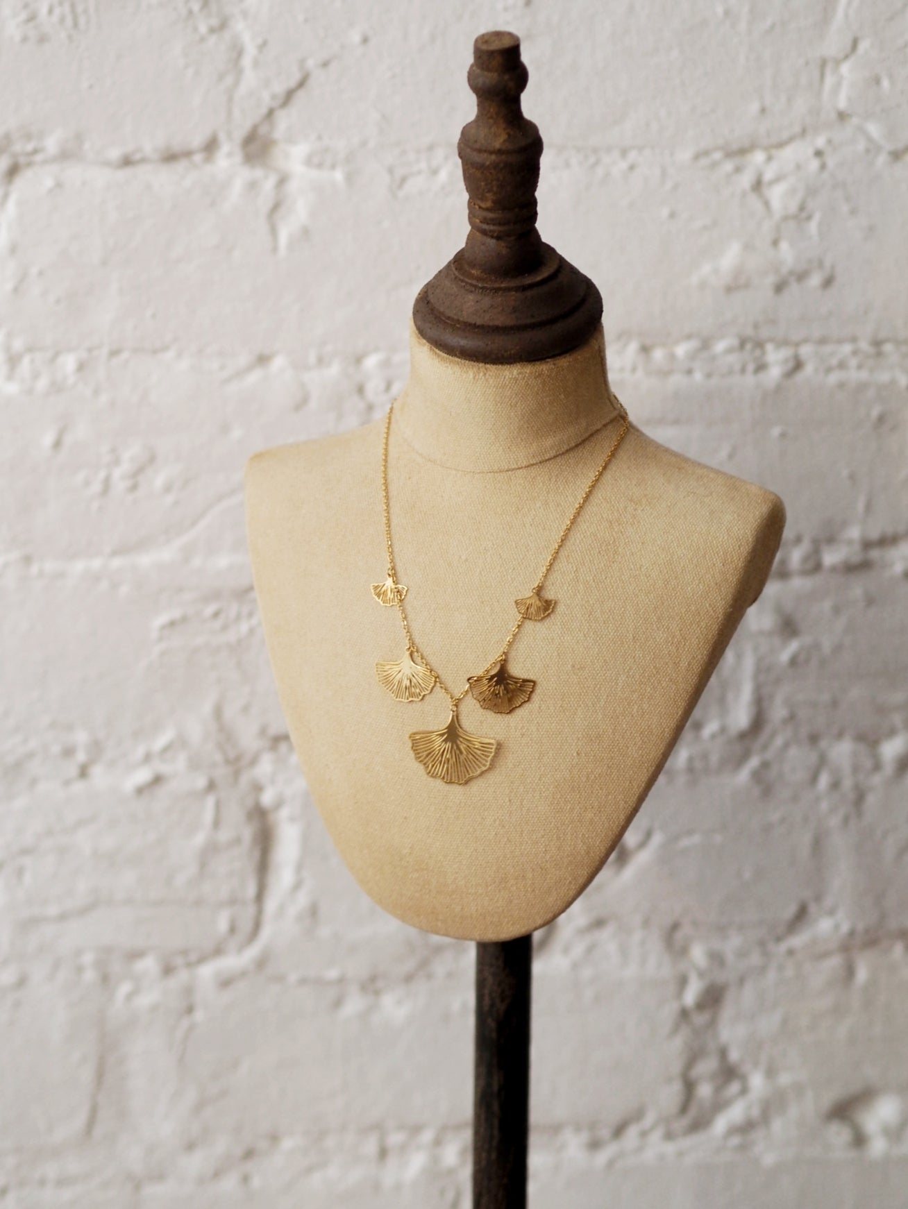 Ginkgo Leaf Necklace