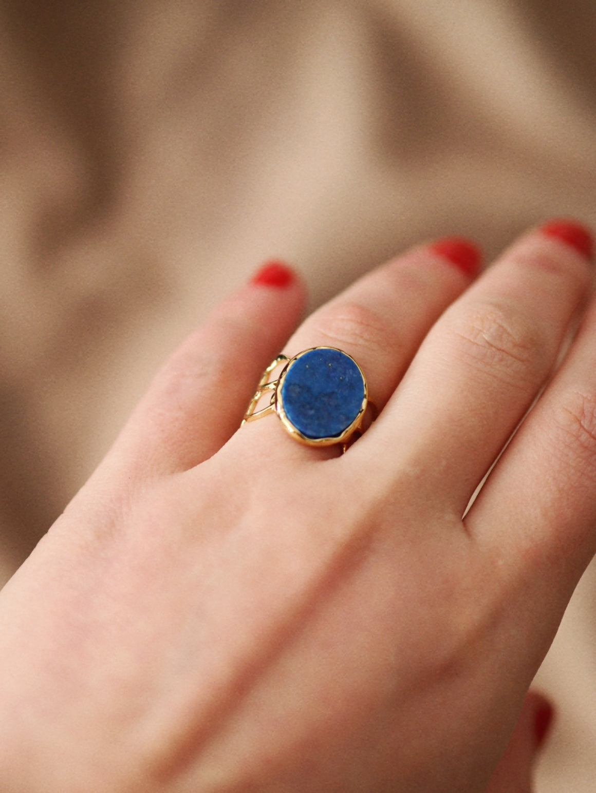Lapis Lazuli Natural Ring