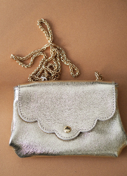 Bronze Leather Handbag