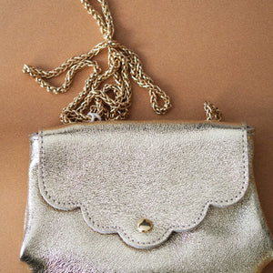 Bronze Leather Handbag