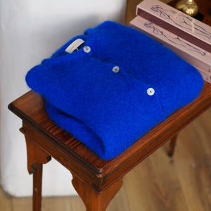 Blue Italian Mohair Jumper