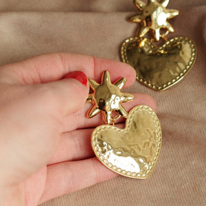 Statement Sun Earrings