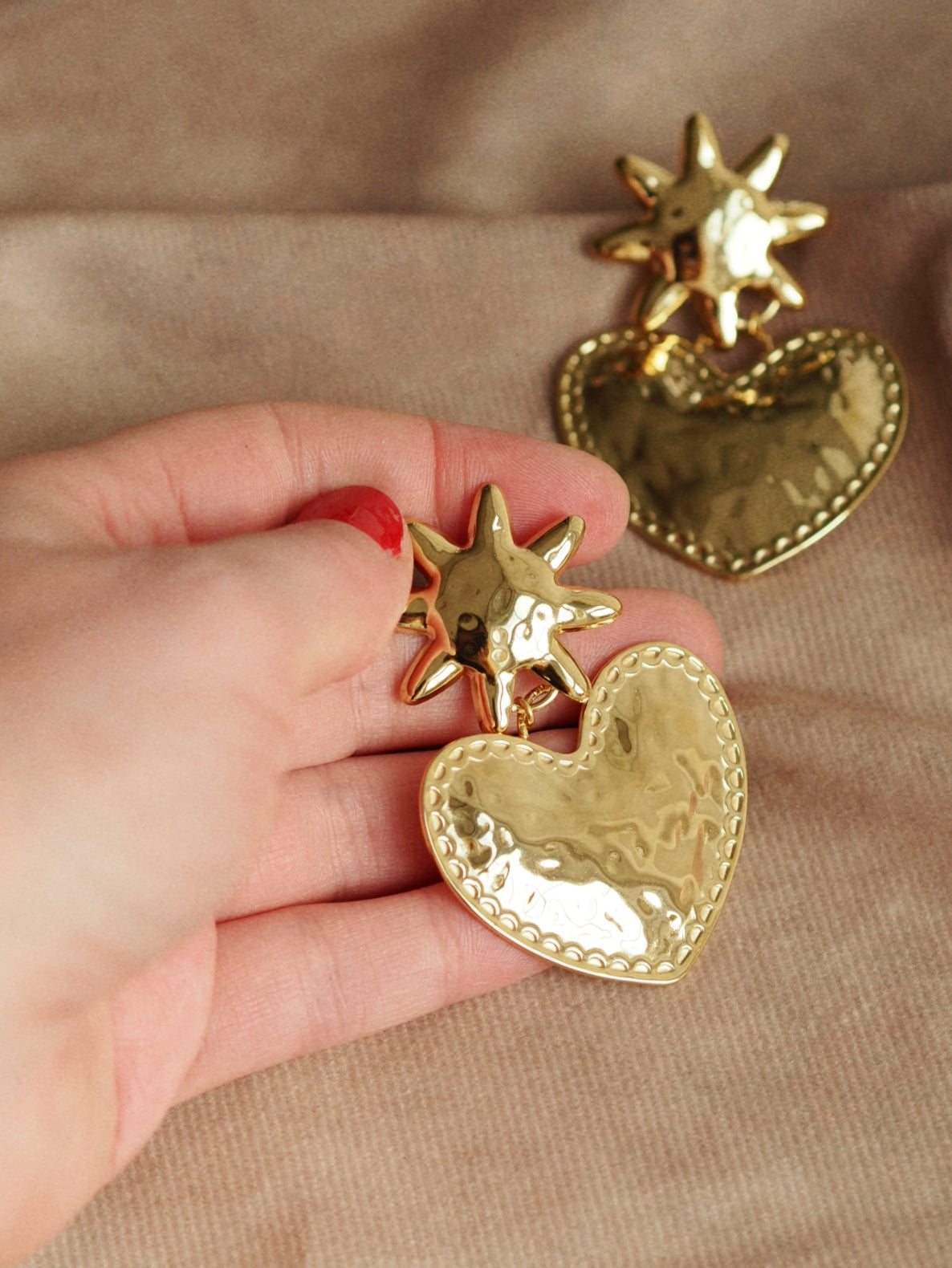 Statement Sun Earrings
